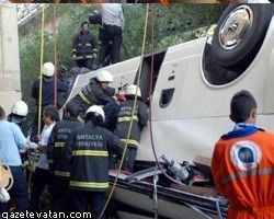 В Турции вновь разбился автобус: 23 человека ранeны